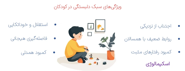 ویژگیهای سبک دلبستگی در کودکان