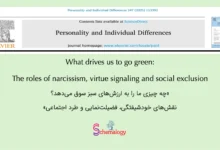 رابطه خودشیفتگی با طرفداری از محیط زیست